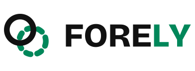 Logo Forely nằm ngang cho nền sáng